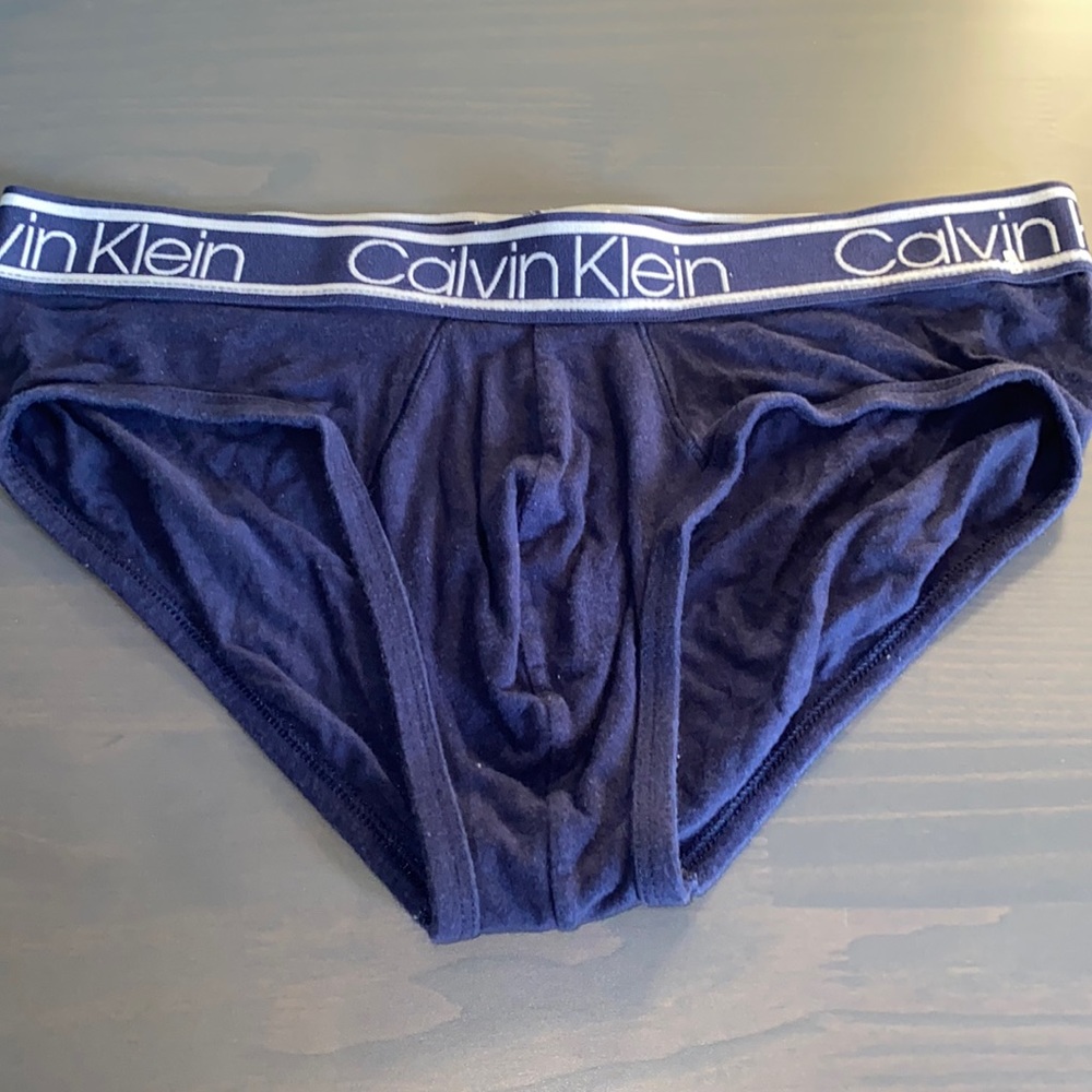 New Calvin Klein dark blue brief